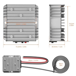Cable <span class=keywords><strong>de</strong></span> Alimentación Impermeable <span class=keywords><strong>para</strong></span> Exteriores <span class=keywords><strong>para</strong></span> RV, <span class=keywords><strong>Convertidor</strong></span> <span class=keywords><strong>de</strong></span> 12V a 57V 4.5A <span class=keywords><strong>para</strong></span> Router Starlink Gen 3, Adaptador <span class=keywords><strong>de</strong></span> Enchufe Macho <span class=keywords><strong>de</strong></span> 2.1mm x 5.5mm - Product Image 2