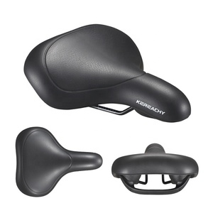KEREACHY Özel Logolu Bisiklet Sele Minderi Jel Seleden Daha Yumuşak Ergonomik Vakumlu Yumuşak Sele Şehir Sürüşü Güvenliği Masajlı - Product Image 1