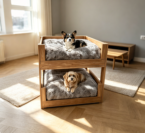 Mobili <span class=keywords><strong>per</strong></span> Animali di Alta Qualità, Letto <span class=keywords><strong>per</strong></span> <span class=keywords><strong>Cani</strong></span> in Legno Moderno e Confortevole, Letto Rialzato a Due Piani <span class=keywords><strong>per</strong></span> Gatti e <span class=keywords><strong>Cani</strong></span> - Product Image 4
