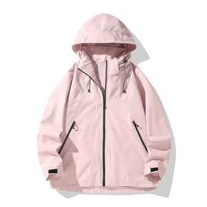 Outdoor Windbreaker Jacket Lightweight Breathable With Hood For Hiking Camping Mountaineering Khaki Color S M L XL 2XL 3XL - Product Image 4