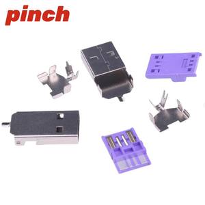 Conector USB 2.0 5A Macho AM Tipo Soldadura Huawei Morado, Juego de 3 Piezas con Carcasa - Product Image 4