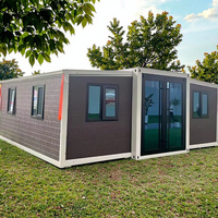 Maison modulaire moderne préfabriquée de conteneur d'expédition maison préfabriquée pliée extérieure conception extensible
