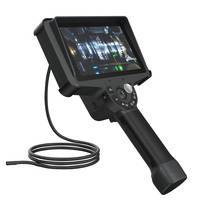 Cámara de Inspección HD Flexible de 360 Grados, 3.9mm, Pantalla IPS de 7 Pulgadas, IP67 Impermeable, Endoscopio de Diagnóstico Automotriz