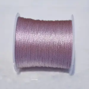 סיטונאי חוט מתכתי צבעוני חוט נצנצים חוט נצנצים ניילון חוט תפירה מתכתי חוטי רקמה מתכתיים