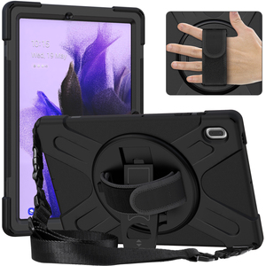 Custodia Robusta Antiurto per <span class=keywords><strong>Tablet</strong></span> <span class=keywords><strong>Samsung</strong></span> Galaxy Tab <span class=keywords><strong>S7</strong></span> FE T730 12.4 Pollici - Product Image 3