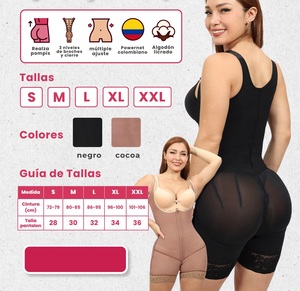 Faja Moldeadora Elegante, Levanta Glúteos, Powernet Colombiano, Compresión Extra, Tanga <span class=keywords><strong>con</strong></span> Cierre de Gancho, Varillas, Tirantes Ajustables - Product Image 3