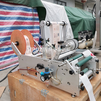 Etiquetadora Eléctrica Semiautomática de Fácil Operación para Botellas Redondas, Empaquetado de Bebidas con Etiquetas Adhesivas Personalizadas
