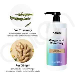 Champú Detox Profesional para el Cuero Cabelludo de Marca Blanca, Fórmula de Jengibre y Romero, Mejora la Resistencia y el Grosor del Cabello - Product Image 5