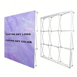 Exhibidores Pop-Up de Tela Tejida Ecológica con Impresión Personalizada, Banners Publicitarios Plegables con Color Personalizado para Ferias Comerciales - Product Image 4