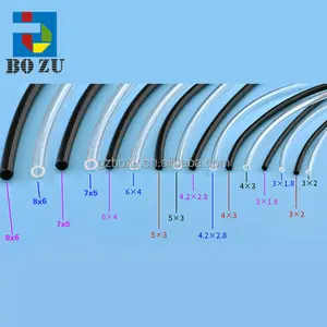 Types de collecteur tube d'encre ligne unique 1 ligne pour machine d'impression tuyau d'encre une voie tube en plastique encre