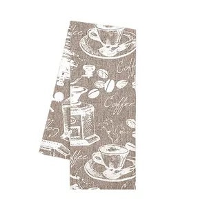 Домашние сублимационные хлопковые чайные полотенца Meita, кухонные полотенца с принтом, окрашенная тканевая ткань, французское чайное полотенце, оптовая продажа