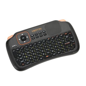 Vielseitige Qwerty-Layout und Multimedia-Steuerung 2,4G Kabellose Air Mouse Mini-Tastatur für Smart TV PC Heimunterhaltung - Product Image 6