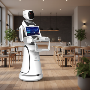 Robot <span class=keywords><strong>Camarero</strong></span> Económico, Asistente <span class=keywords><strong>de</strong></span> Catering Autónomo con Carga Automática para Puestos <span class=keywords><strong>de</strong></span> Comida Rápida, Cantinas Corporativas y Buffets - Product Image 3