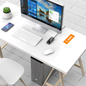 CE FCC ISO9001 Factory Aluminum Data Transfer 5Gbps 4-Port <strong>USB</strong> 3.0 Hub ON/OFF Individual <strong>Switches</strong> Type <strong>C</strong> to <strong>USB</strong> 3.0 Splitter - Product Image 4
