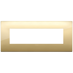 Vimar Gold <b>Plate</b> Wall <b>Switch</b> Cover 21.75x9.5x1.6 Inches Classic Design - Product Image 1