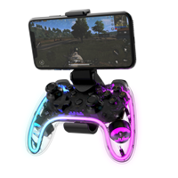 Manette de jeu avec moteur de vibration et bouton turbo compatible avec les téléphones mobiles, les PC, Android/iOS, Switch