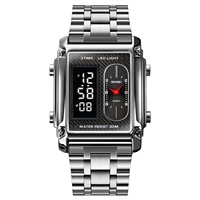 Montre personnalisée Reloj Hombre Montre-bracelet business Montre-bracelet chronographe étanche Montres numériques de luxe pour hommes