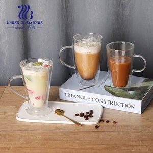 Vari tipi di gatto animale design bicchiere tazza di vetro alta borosilicato doppia parete di vetro tazza di caffè acqua tazza di tè fabbrica all'ingrosso - Product Image 3