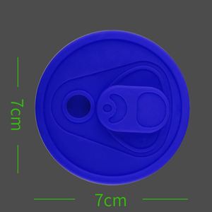 New 16oz Silicone Lid Cover Leak-Proof Universal Round Coffee <b>Cup</b> Sleeve, <b>Reusable</b> Multi-Color <b>Cup</b> Top - Product Image 2