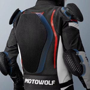 Motowolf摩托车和赛车运动安全夹克透气CE防护装甲夹克 - Product Image 6