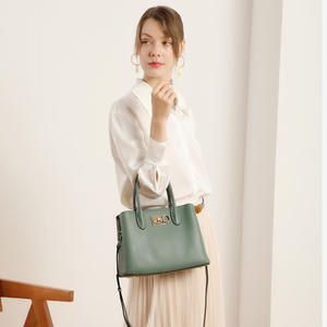 Borsa da <span class=keywords><strong>donna</strong></span> primo strato in pelle bovina nuova atmosfera alla moda borsa a tracolla in pelle borsa madre di mezza età di grande capacità - Product Image 3