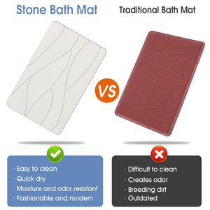 Diatomaceous Earth <strong>Bath</strong> <strong>Mat</strong> Non-Slip Super Absorbent <strong>Bath</strong> <strong>Mats</strong> Quick Drying Shower <strong>Mat</strong> <strong>Large</strong> Natural Easy to Clean - Product Image 6