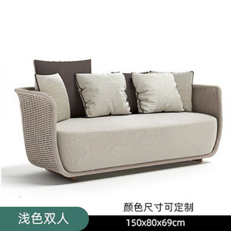 Deux personnes (tressage de corde)