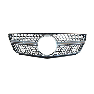 Mercedes-Benz B-Class W245 B180 B200 Starry Sky GTR Vertical Grille Black Silver ABS Plastic Front Bumper Fitment - Product Image 1