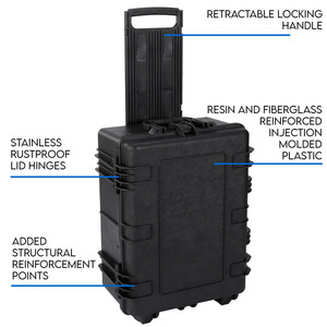 Échantillon gratuit de boîtier en aluminium avec mousse personnalisable, boîtier en aluminium robuste avec mousse Pick & Pluck pour le transport d'équipements - Product Image 4