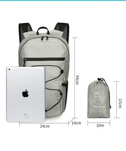 Mochila Deportiva Plegable Resistente para Viajes al Aire Libre, Mochila Reflectante para Senderismo, Ciclismo y Running con Compartimento para Hidratación - Product Image 4