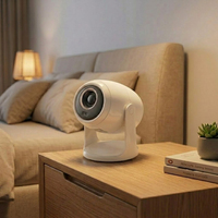Proyector LCD Portátil Veacine B10 con WiFi 6, Android 12, Resolución 1080P, para Noches de Cine al Aire Libre y Cine en Casa