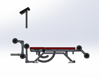 Banc de Fitness professionnel ajustable, équipement de gymnastique, pour abdominaux