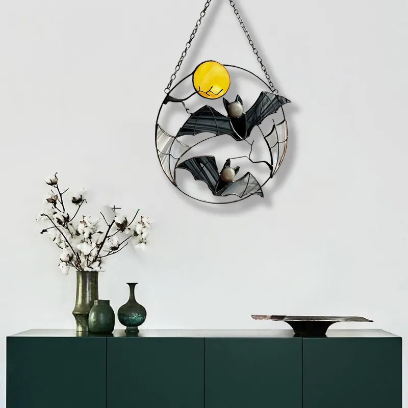 Bat Vorm Metalen Legering Art Voor Deur & Muur & Raamdecoratie, Ornamenten Voor Home Decor Ornamenten