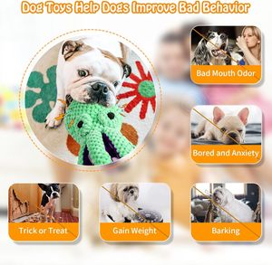 Großhandel Oktopus-Muster Große Plüsch-Quietschspielzeuge für Kleine/Mittlere/Große Hunde Tägliche Begleitung Trainingsbelohnung - Product Image 4
