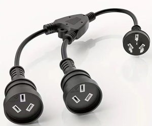 Saa phê duyệt 10A cắm và 250V ổ cắm cáp điện nhiệm vụ nặng nề linh hoạt ngoài trời Úc 3 pins dây mở rộng - Product Image 3