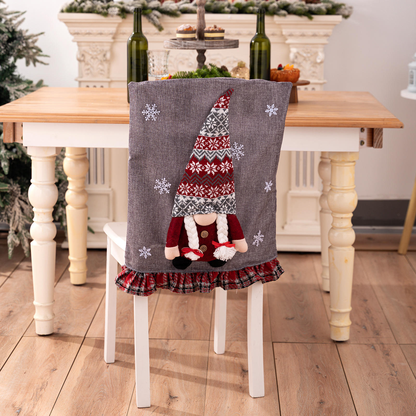 Christmas dwarf chair cover for women