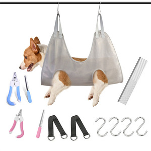Dog Cat Grooming <b>Hammock</b> Orange Set Sml Size Convenient Pet Nail Trimming Claw Care - Product Image 4