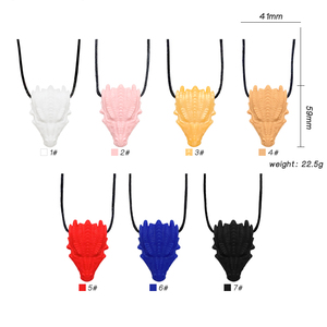 Nuevo Collar de Silicona con Diseño de Dragón para Niños, Collares Masticables de Moda, Serie para Niñas, Regalo de Joyería - Product Image 6