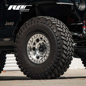 Jantes Roc Beadlock Offroad Forgées 6x135 6x139.7 17 pouces pour Toyota Tacoma Chevrolet Silverado <span class=keywords><strong>Ford</strong></span> F-150 <span class=keywords><strong>Raptor</strong></span> - Product Image 1
