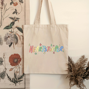 Bolso de Hombro de Lona con Estampado Heartstopper, Bolsa de Compras Reutilizable con Logotipo Impreso Personalizado para Mujer, 1 Unidad - Product Image 5