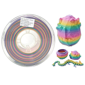 <span class=keywords><strong>Kexcelled</strong></span> <span class=keywords><strong>PLA</strong></span> soie arc-en-ciel 1.75mm 1kg par rouleau <span class=keywords><strong>PLA</strong></span> 3d imprimante Filament pour FDM 3d imprimante effet soie arc-en-ciel Filament <span class=keywords><strong>PLA</strong></span> - Product Image 3