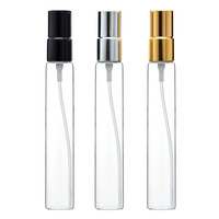 Botol Semprot Parfum Mini Isi Ulang Ramah Lingkungan dari Kaca Borosilikat dengan Cetak Logo Kustom, Dapat Didaur Ulang, Ukuran 2ml 3ml 5ml 10ml (Contoh)