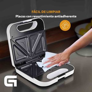 Tostapane Triangolare 750W in Acciaio Inox per 2 Fette, Ideale per Preparare la Colazione - Product Image 4