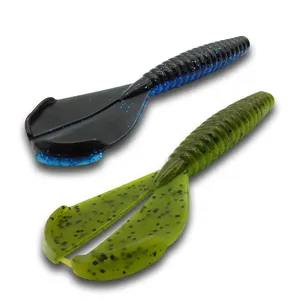 ESFISHING señuelo de pesca cebo suave Twin Tail Craw cebo 90mm 6,4G cebo suave señuelo de pesca