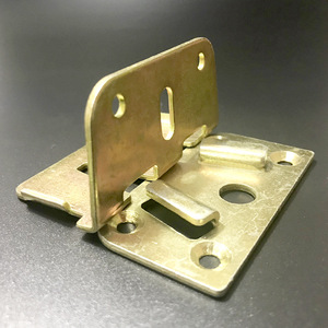 Connecteurs d'angle de lit en laiton, accessoires de quincaillerie durables pour meubles - Product Image 1