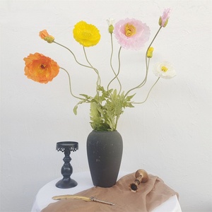 WFR306 Disposition de l'endroit de célébration de mariage, fleurs artificielles, accessoires photo, grandes fleurs de pavot artificielles, art floral, <span class=keywords><strong>guide</strong></span> de mariage - Product Image 2