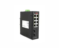 10 port Gigabit E ağ yönetilen endüstriyel PoE anahtarı