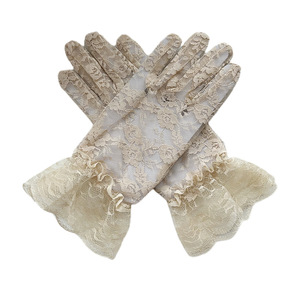 Mode enfants fête habillé <span class=keywords><strong>gants</strong></span> crème solaire dentelle <span class=keywords><strong>gants</strong></span> Rose fleur motif UV Protection mitaines <span class=keywords><strong>mariage</strong></span> <span class=keywords><strong>gants</strong></span> <span class=keywords><strong>blancs</strong></span> - Product Image 6