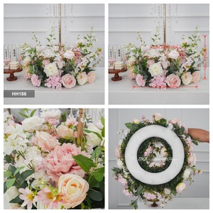 Couronne de fleurs artificielles en soie de haute qualité à prix de gros pour mariage, Thanksgiving, remise de diplôme, décoration de cérémonie à domicile - Personnalisable - Product Image 2
