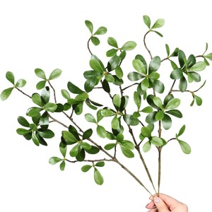 Bouquet de Branches d'Arbres Artificielles Meng Jie, Feuilles en Polyester, Style Nordique, Décoration Murale de Bureau, Composition Végétale - Product Image 5